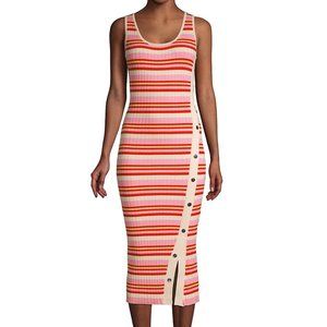 525 America Pink Stripped Body Con Dress - BRAND NEW NEVER WORN WITH TAGS